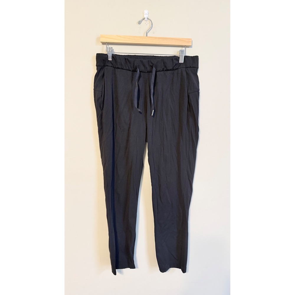 Lululemon On The Fly Pant 28 Black Luxtreme Travel Jogger Women Size 8